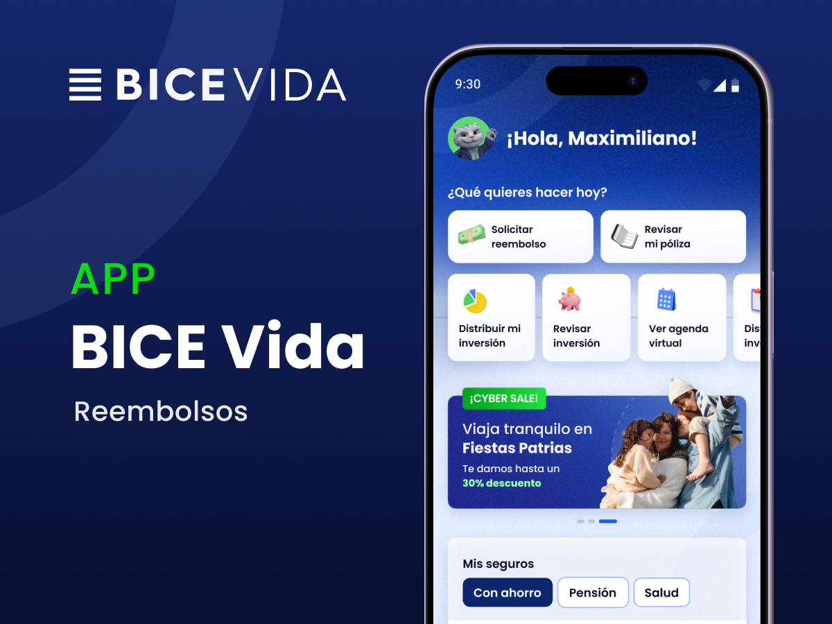 App de reembolsos BICE Vida